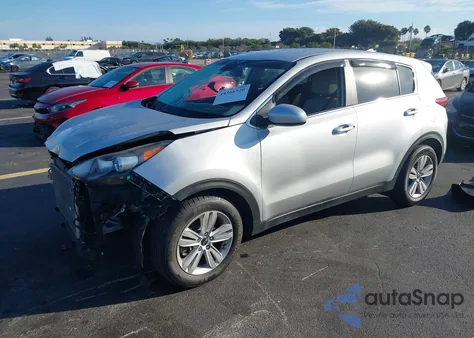 2017 Kia Sportage Lx z USA, uszkodzony, nr VIN KNDPM3AC1H7073281